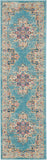 nourison passion psn03 light blue rug