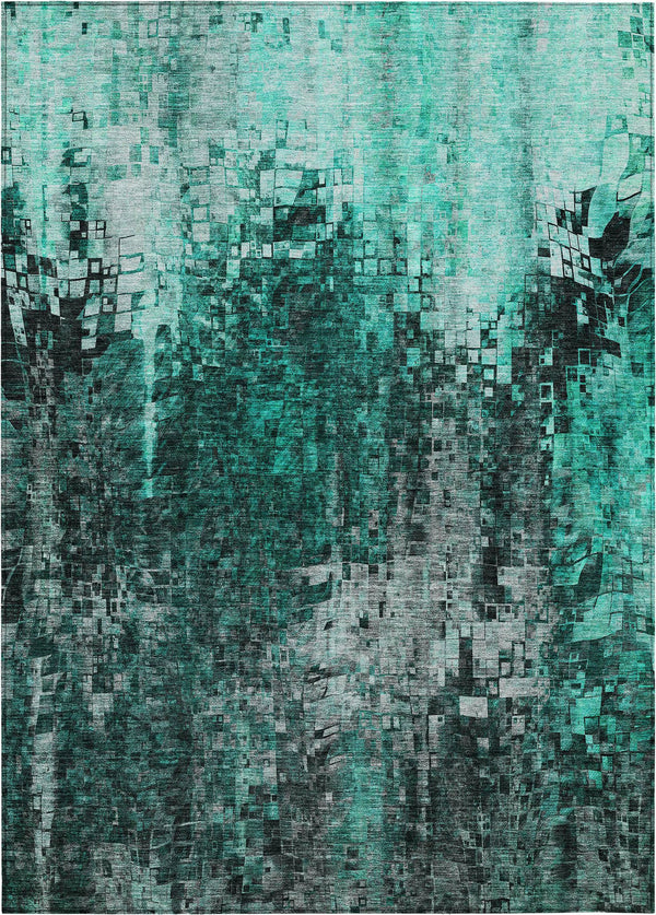 addison chantille acn581 teal rug