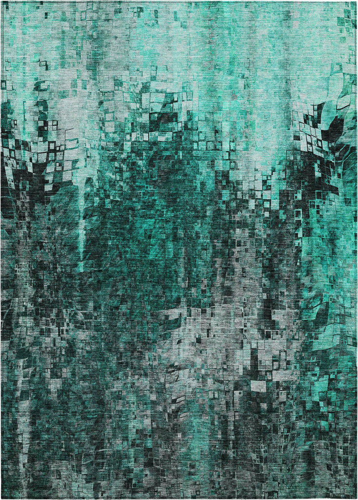 addison chantille acn581 teal rug