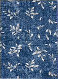 nourison river flow rfv03 navy ivory rug