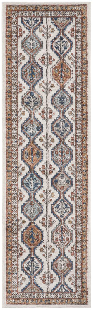 nourison quarry qua15 ivory multi rug