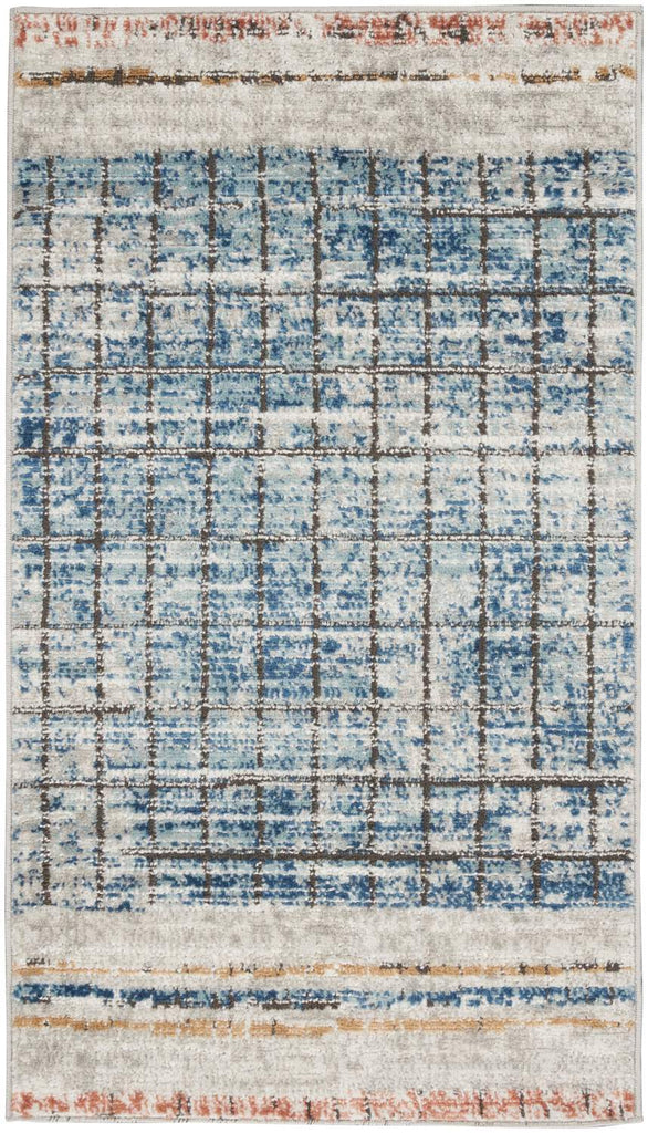 nourison quarry qua13 blue rug
