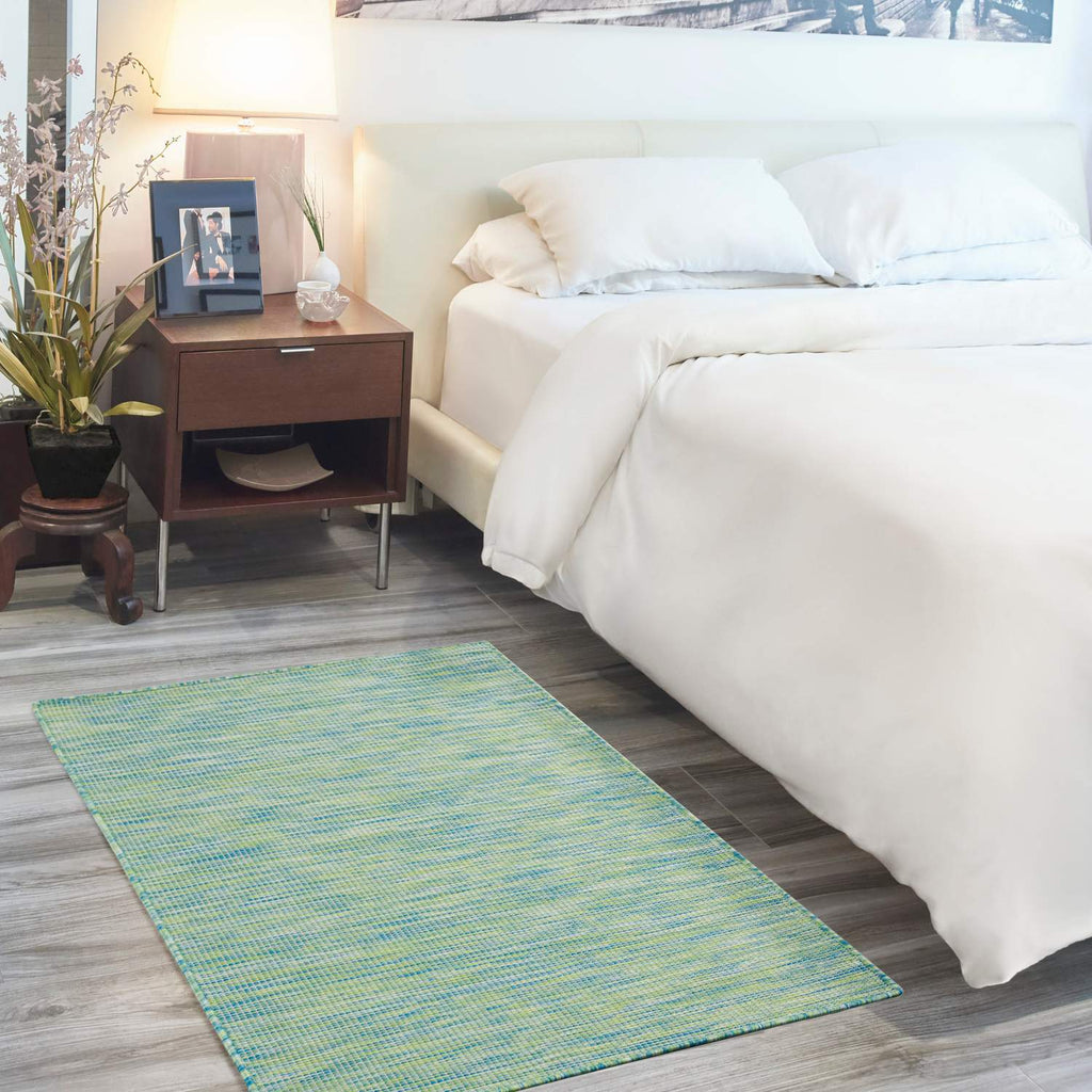 nourison positano pos01 blue green rug