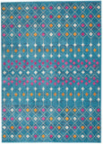 nourison passion psn45 blue multicolor rug