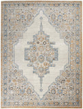 nourison quarry qua09 grey light blue rug