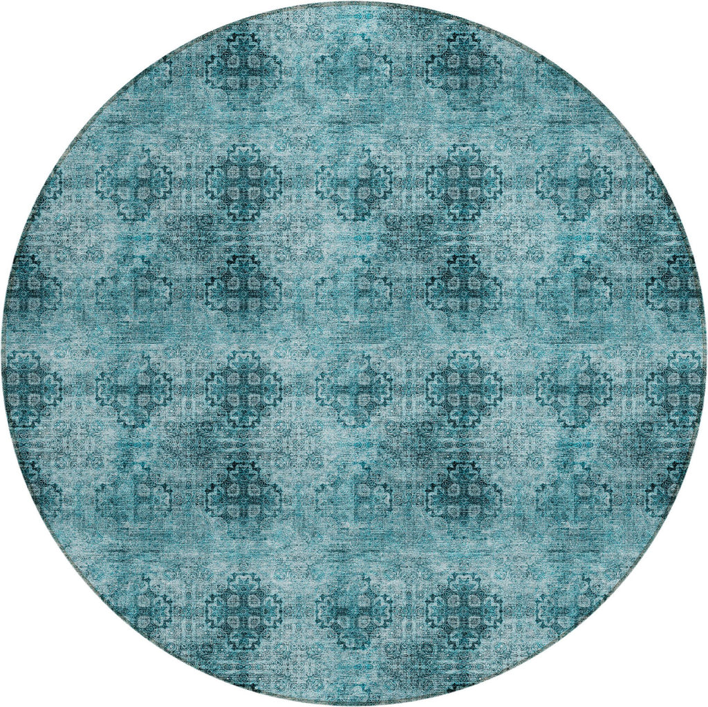 addison chantille acn557 teal rug