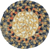 homespice decor jute braided russett beige rug