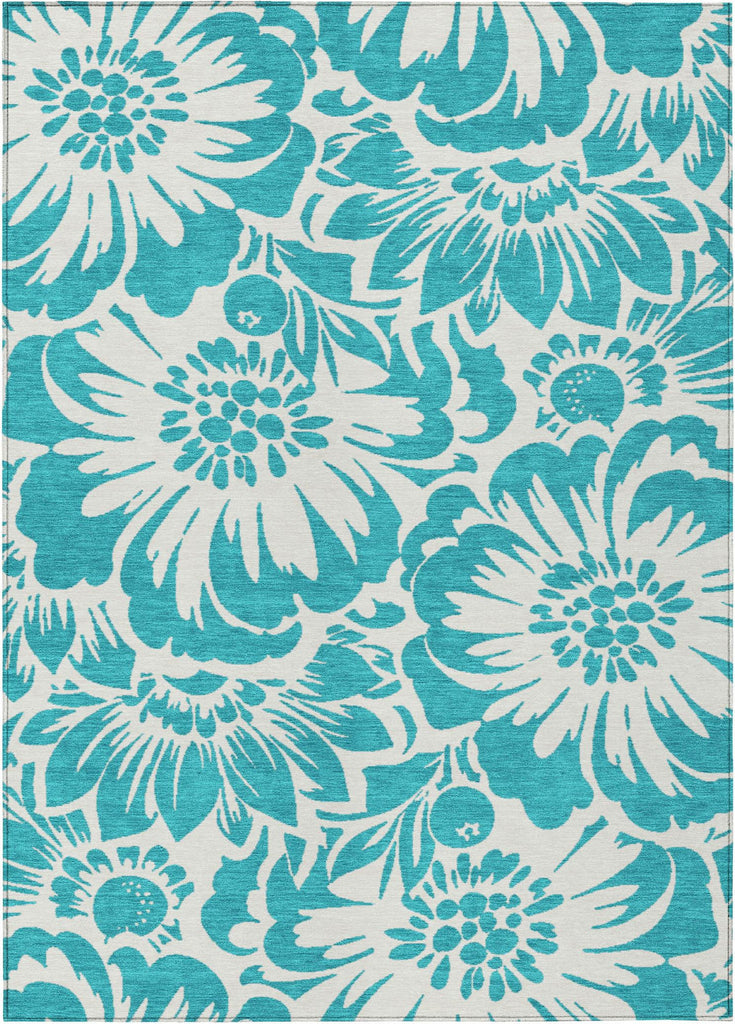 addison chantille acn551 teal rug