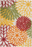 nourison aloha alh05 red multi colored rug