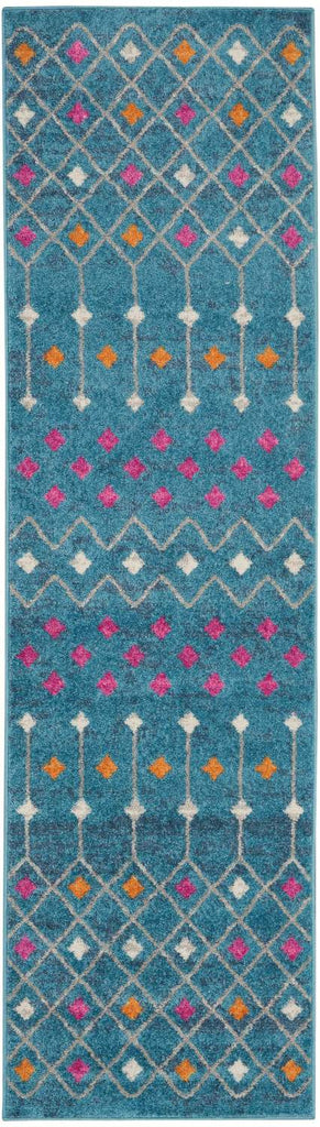 nourison passion psn45 blue multicolor rug
