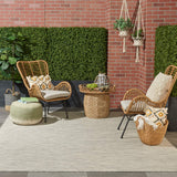 nourison positano pos01 light grey rug