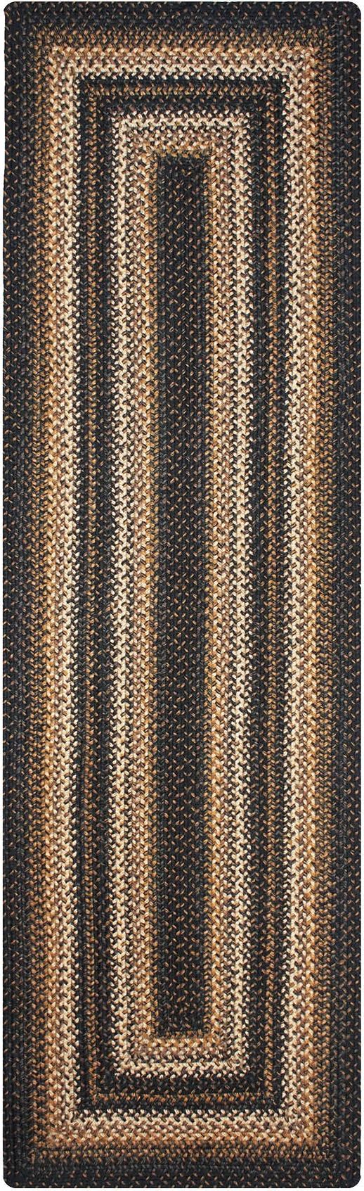 homespice decor jute braided kilimanjaro brown rug