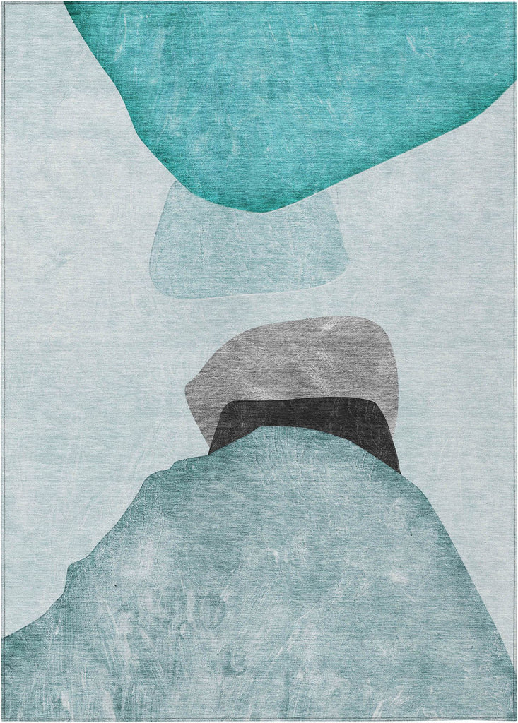addison chantille acn547 teal rug