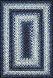 homespice decor ultra durable braided juniper blue rug