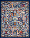 nourison passion psn32 blue multicolor rug
