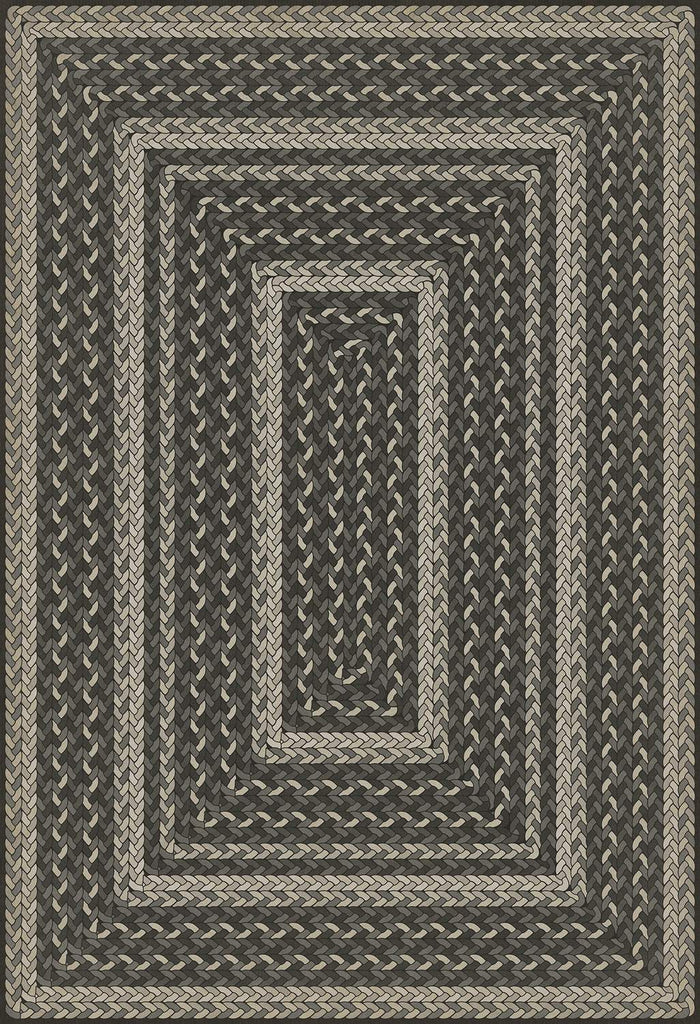 spicher and company classic vinyl pattern 85 such a cozy room braided rectangle rug