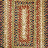 homespice decor jute braided gingerbread brown rug