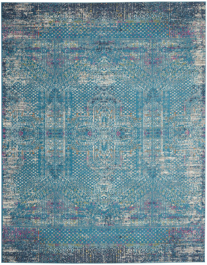 nourison passion psn38 blue rug