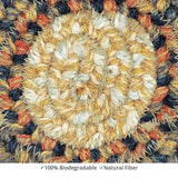 homespice decor jute braided russett beige rug