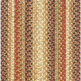 homespice decor jute braided gingerbread brown rug