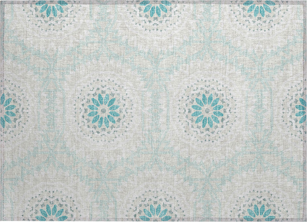 addison chantille acn619 teal rug
