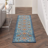 nourison passion psn47 blue multicolor rug