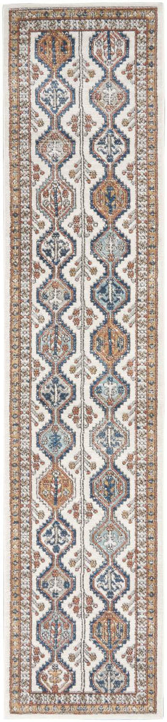 nourison quarry qua15 ivory multi rug