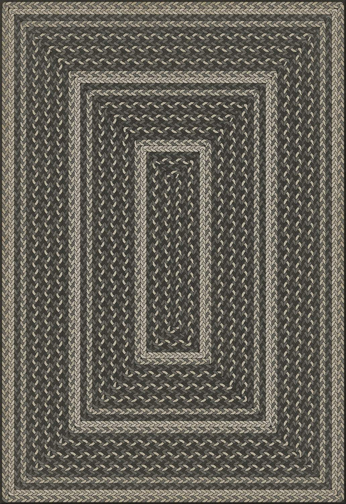 spicher and company classic vinyl pattern 85 such a cozy room braided rectangle rug