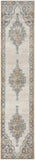 nourison quarry qua09 grey light blue rug