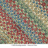 homespice decor jute braided azalea red rug