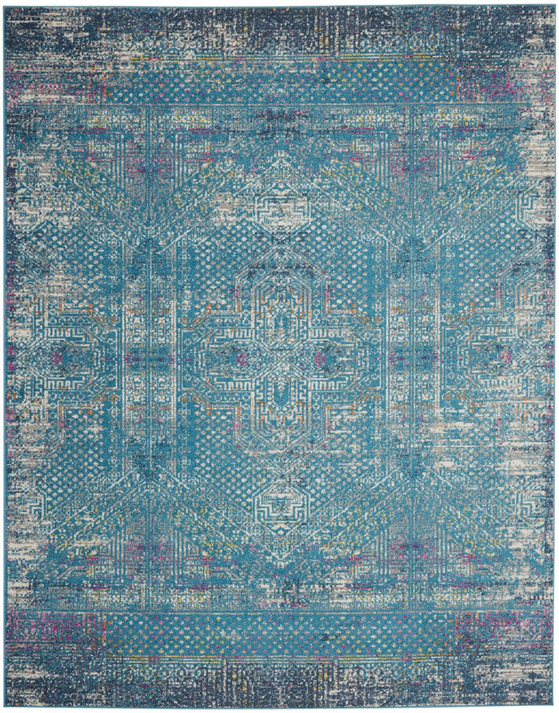 nourison passion psn38 blue rug