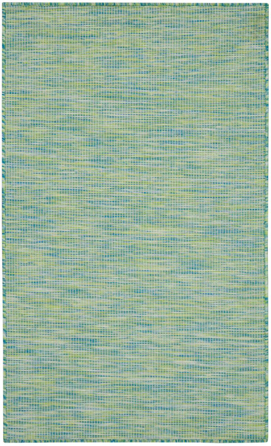 nourison positano pos01 blue green rug