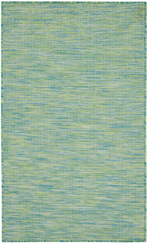 nourison positano pos01 blue green rug