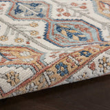nourison quarry qua15 ivory multi rug