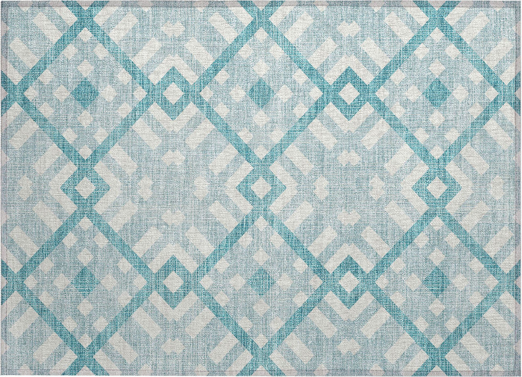 addison chantille acn616 teal rug