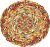 homespice decor jute braided harvest beige rug
