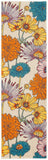 nourison allur alr06 ivory multicolor rug
