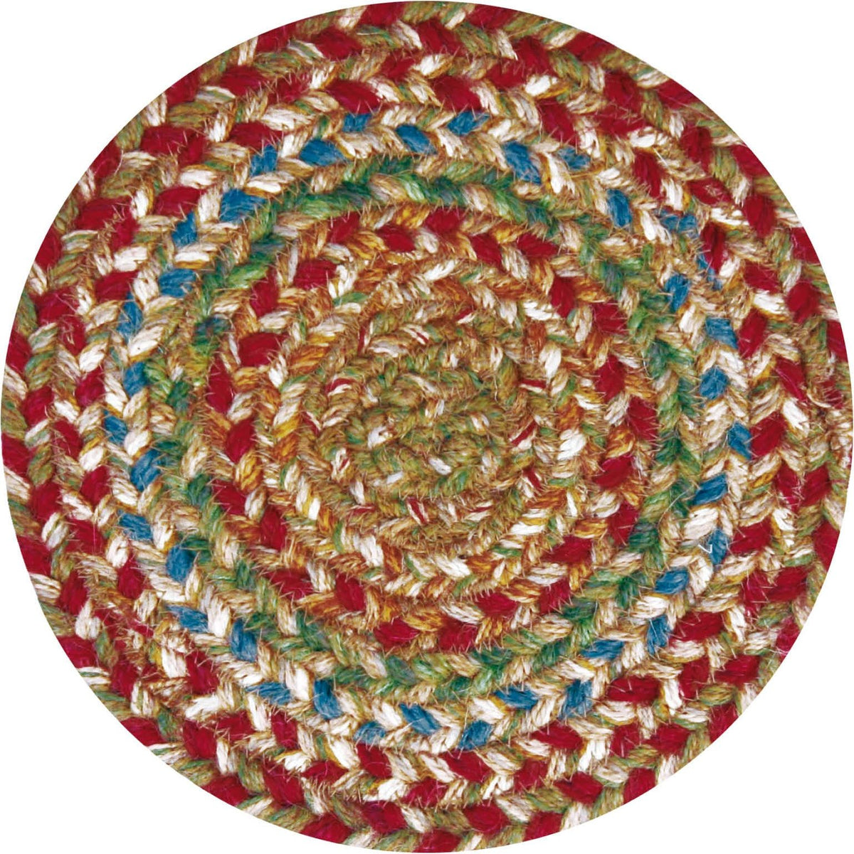 homespice decor jute braided azalea red rug