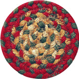 homespice decor jute braided cider barn red rug