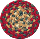 homespice decor jute braided cider barn red rug