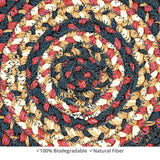 homespice decor jute braided prescott black rug