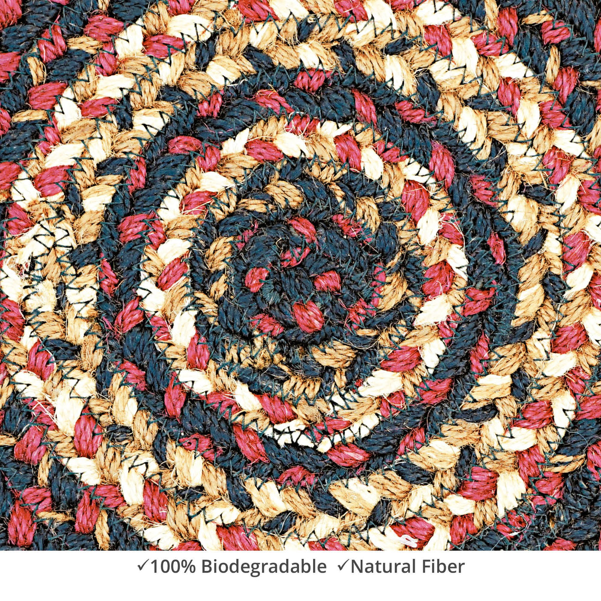 homespice decor jute braided prescott black rug