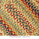 homespice decor jute braided kingston beige rug