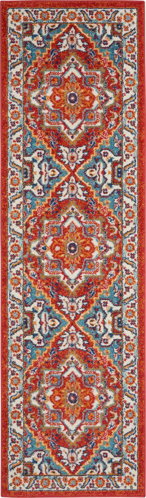 nourison passion psn33 red multi colored rug