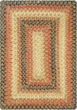 homespice decor jute braided russett beige rug