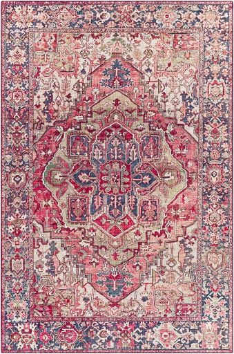 surya iris irs 2357 red rug