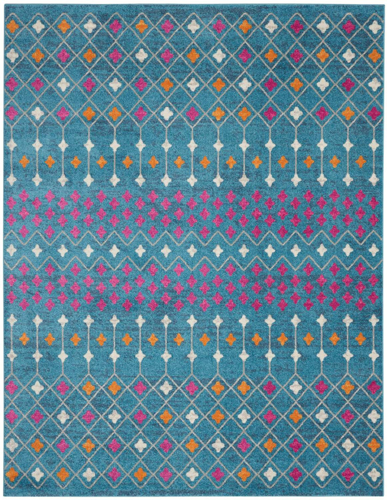 nourison passion psn45 blue multicolor rug