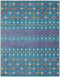 nourison passion psn45 blue multicolor rug