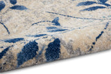 nourison river flow rfv03 beige navy rug