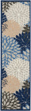 nourison aloha alh05 blue multicolor rug
